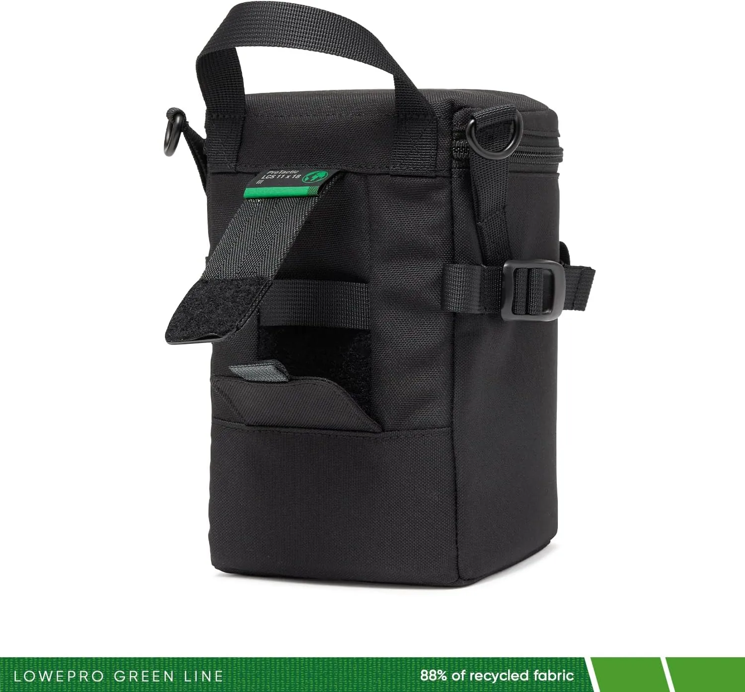 Lowepro ProTactic LCS 11 x 18 III Camera Lens Case, Camera Lens Pouch Bag, fits 50-140mm F/2.8, for DSLR and Mirrorless Cameras, Vol-2L Dim:7.09x4.33x4.33in, Camera Bag,for Photographer/Videographer