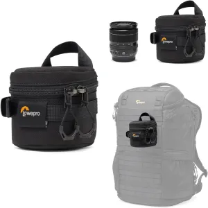 Lowepro ProTactic LCS 8 x 8 III Camera Lens Case, Camera Lens Pouch Bag, fits 50mm F/1.8, for DSLR and Mirrorless Cameras, Vol-0.3L Dim: 3.15x3.15x3.15in, Camera Bag, for Photographer/Videographer