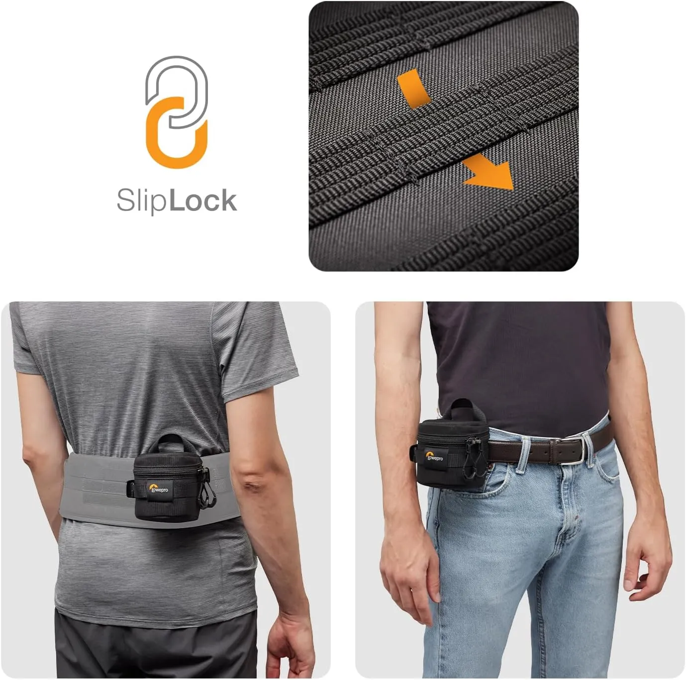 Lowepro ProTactic LCS 8 x 8 III Camera Lens Case, Camera Lens Pouch Bag, fits 50mm F/1.8, for DSLR and Mirrorless Cameras, Vol-0.3L Dim: 3.15x3.15x3.15in, Camera Bag, for Photographer/Videographer