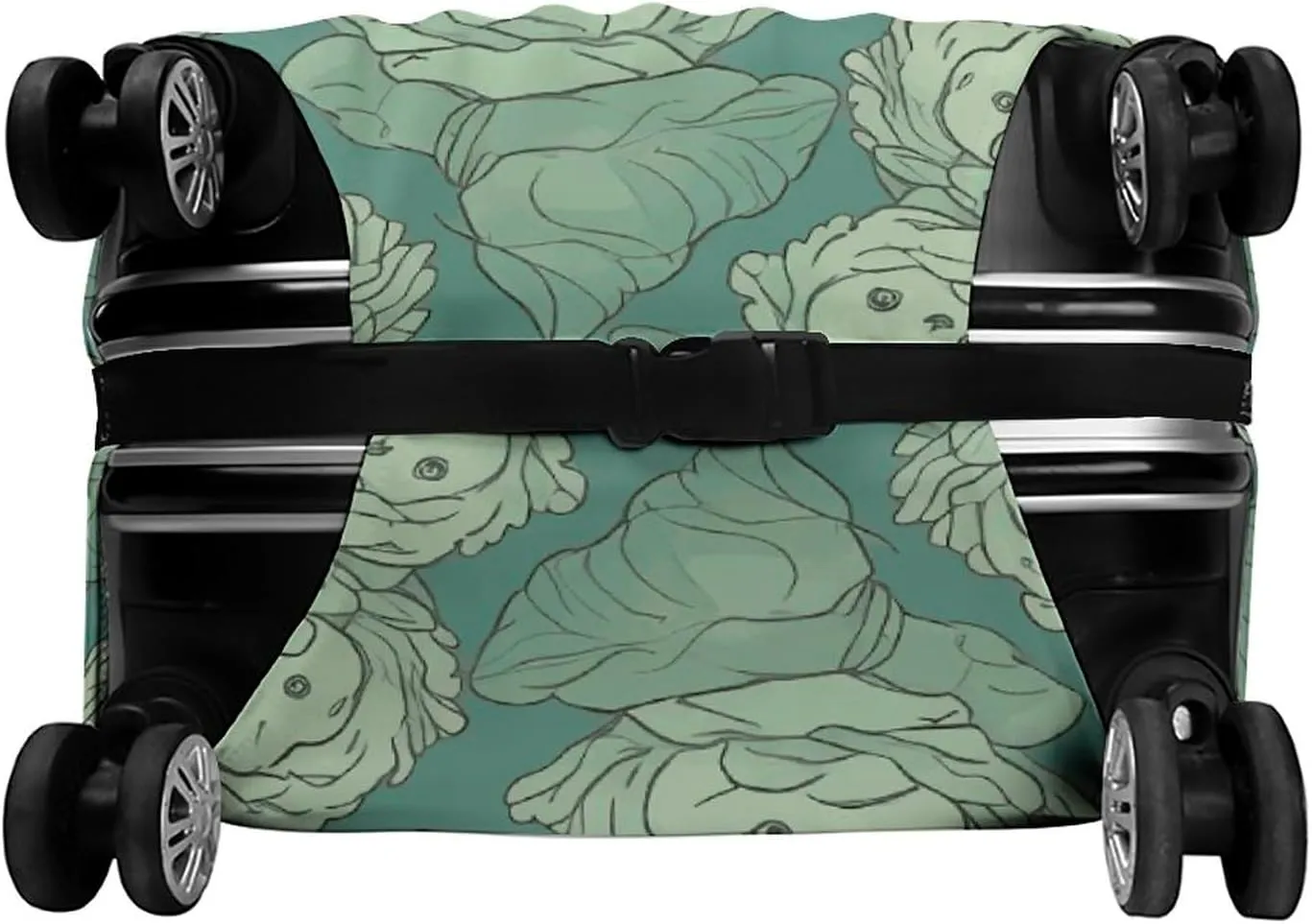 Luggage Cover for Travel Cabbage Pattern Fashion Luggage Covers Washable Stretch Suitcases Protector Fits 19-32 Inch Luggage L