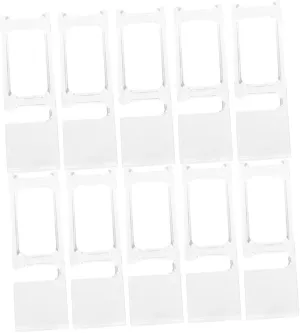 MAGICLULU 50pcs Clear Watch Display Stand Wrist Jewelry Display Stand Rack Shop Showcase Holder Single Watch Holder Organizer For Home Retail Use