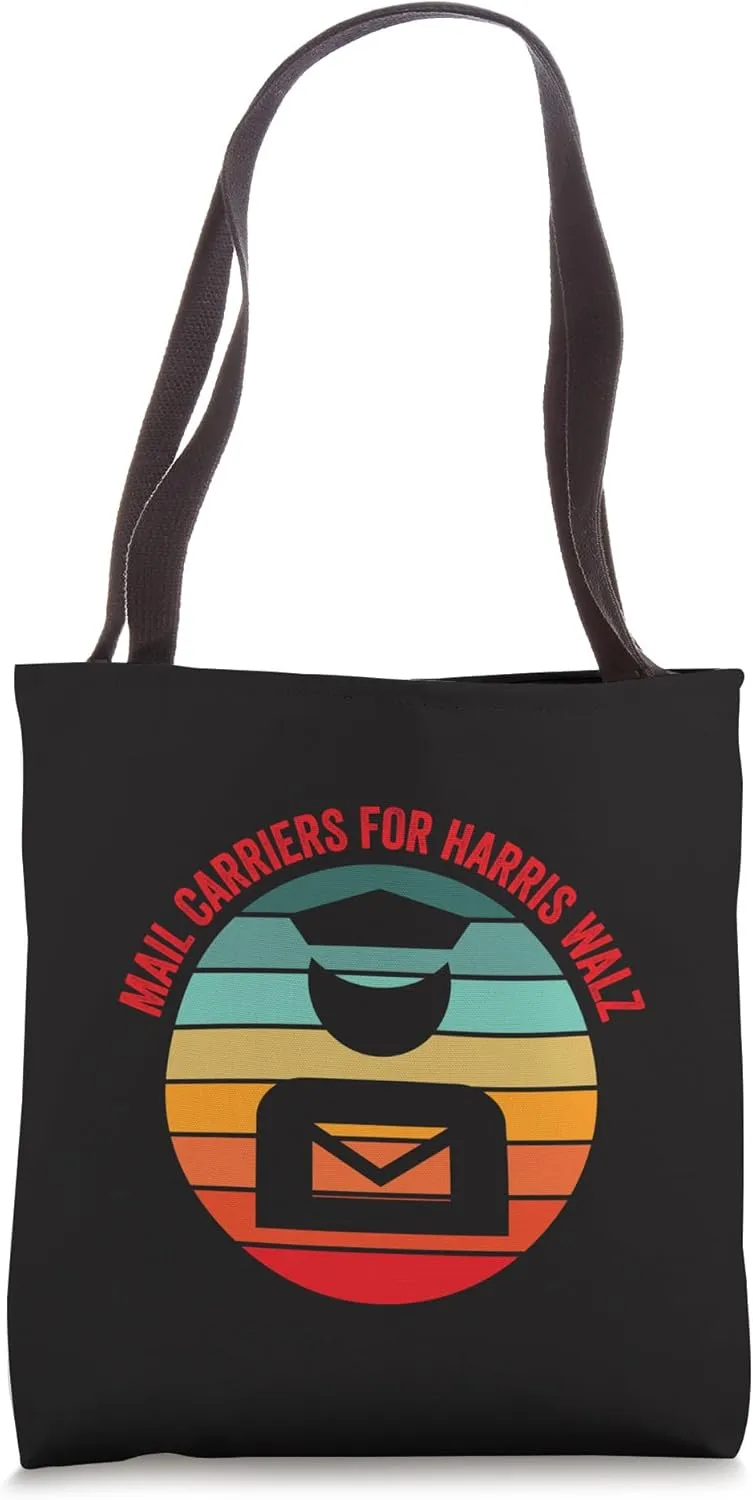 Mail Carriers For Harris Walz 2024 Kamala Vote Presidency Tote Bag