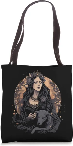 Majestic Image of Hecate, Wiccan Deity Tote Bag