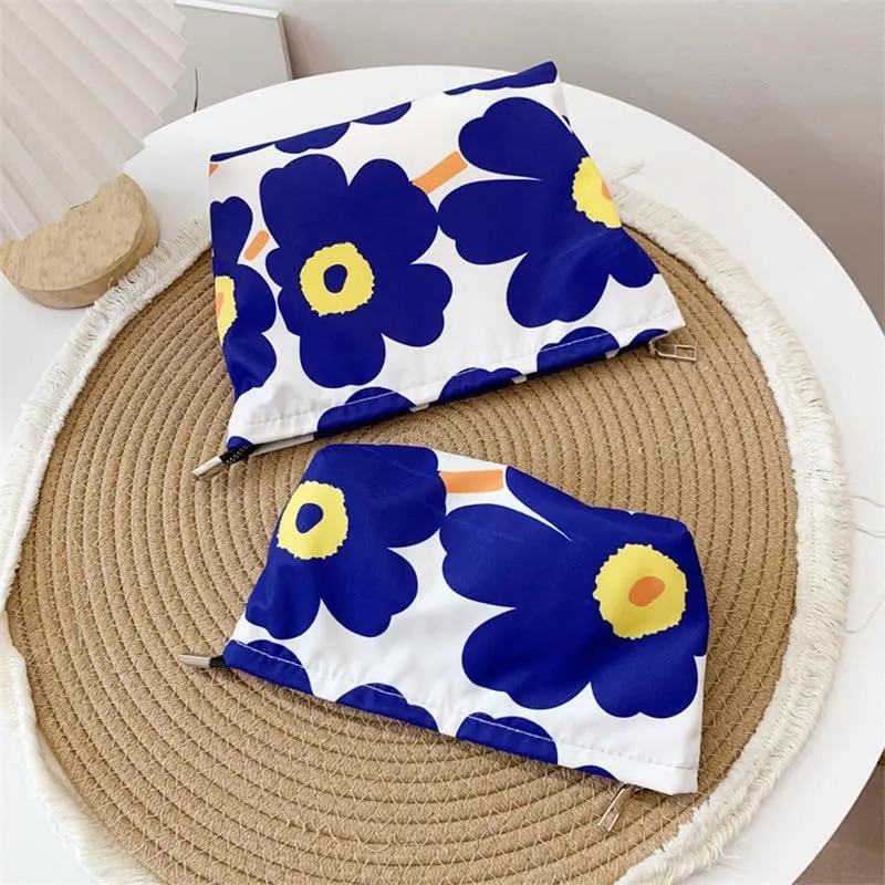 Makeup Bag Travel Toiletry Bag for Women Cosmetic Bag Makeup Case for Girls Toiletry Bags for Traveling Zipper Pouch (3 Pics)