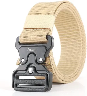 Man Webbing Nylon Belt Army Waist Fabric Tactical Military Casual Canvas Jeans Unisex Belts Fashion Strap
