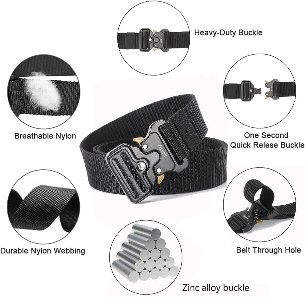 Man Webbing Nylon Belt Army Waist Fabric Tactical Military Casual Canvas Jeans Unisex Belts Fashion Strap