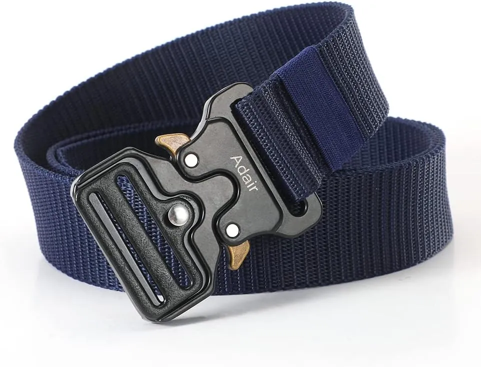 Man Webbing Nylon Belt Army Waist Fabric Tactical Military Casual Canvas Jeans Unisex Belts Fashion Strap