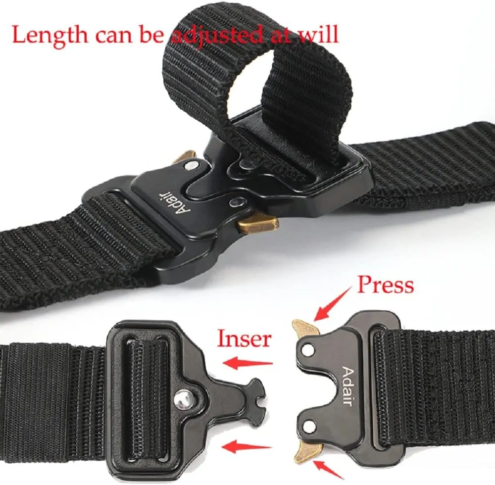 Man Webbing Nylon Belt Army Waist Fabric Tactical Military Casual Canvas Jeans Unisex Belts Fashion Strap