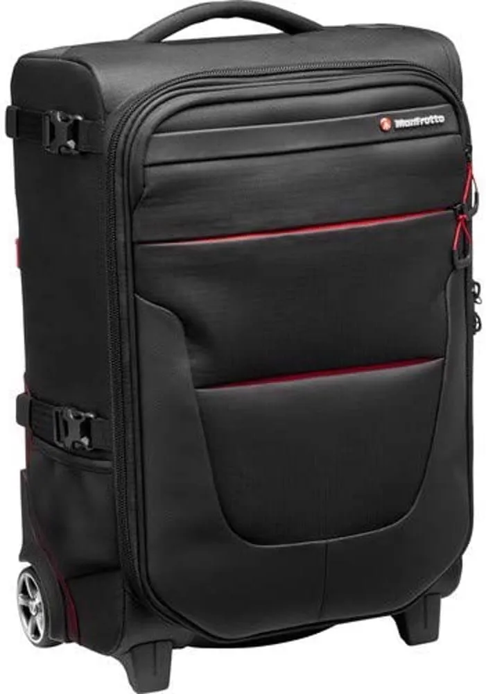 Manfrotto Reloader Air-55 Pro Light Camera Roller Bag for Camcorders, DSLR, Professional Reflex Cameras, Holds up to 2 Camera Bodies with Lenses, Pocket for 17" PC and Pocket for Documents