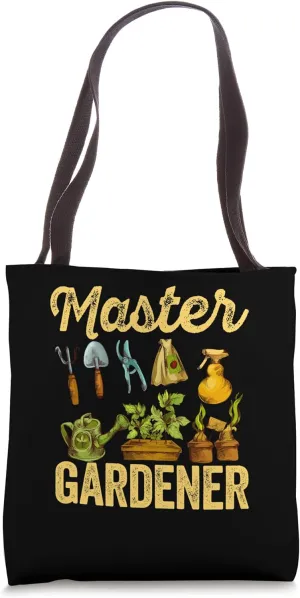Master Gardener Medicinal Plant Lover Herbs Gardening Funny Tote Bag