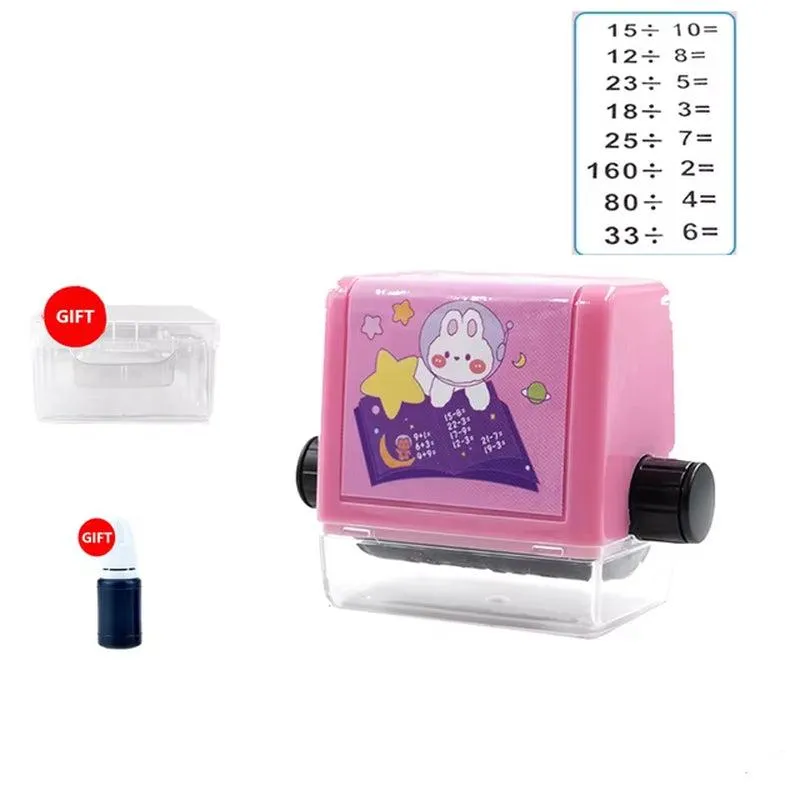 Math Rolling Stamp