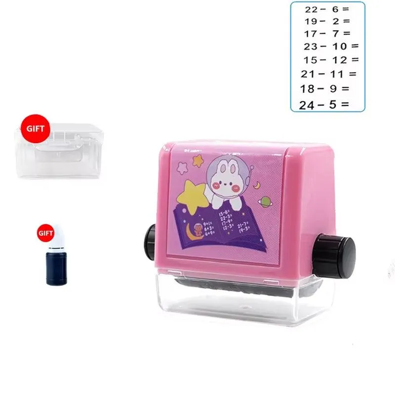 Math Rolling Stamp