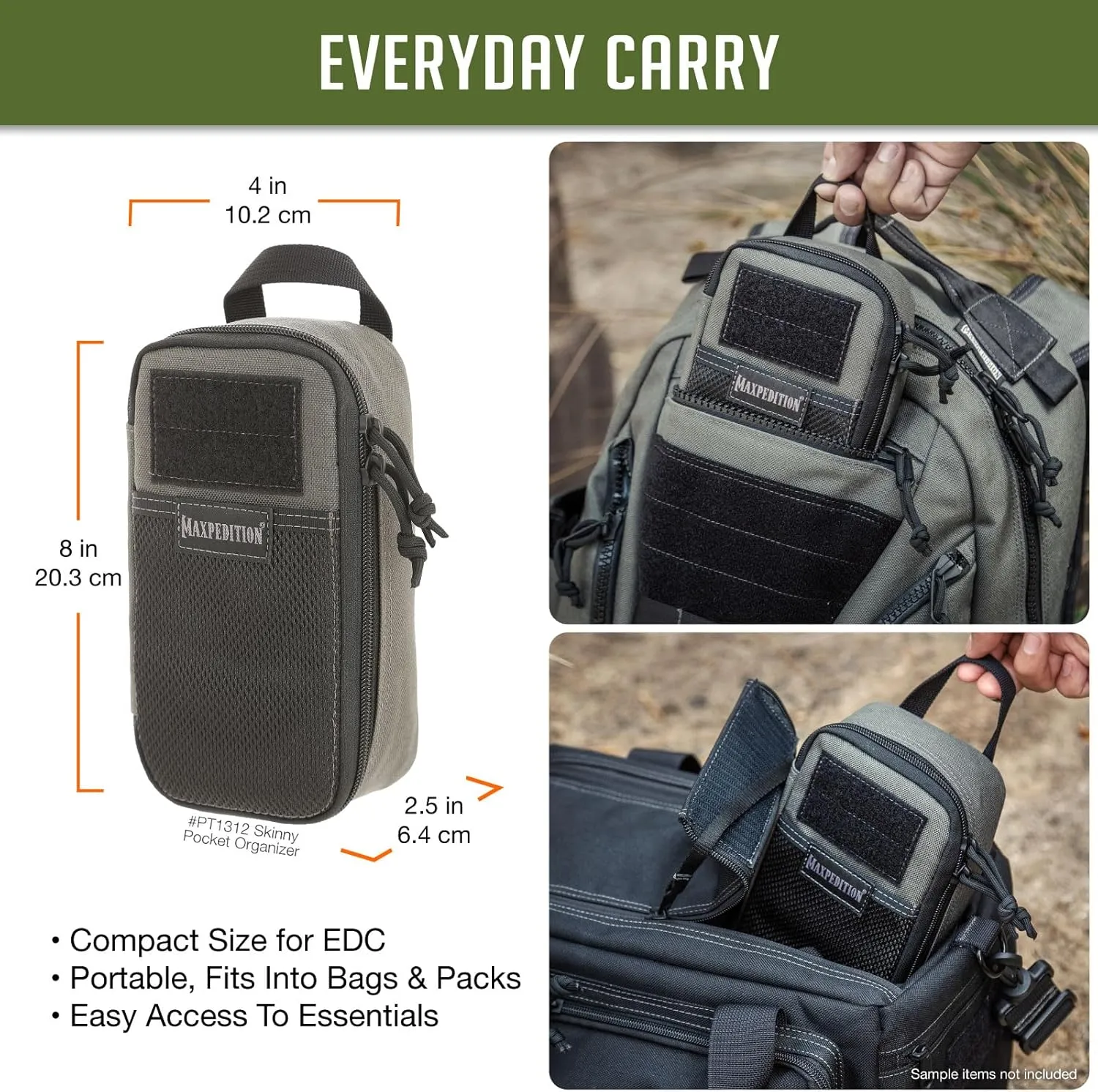 MAXPEDITION Skinny Pocket Organizer