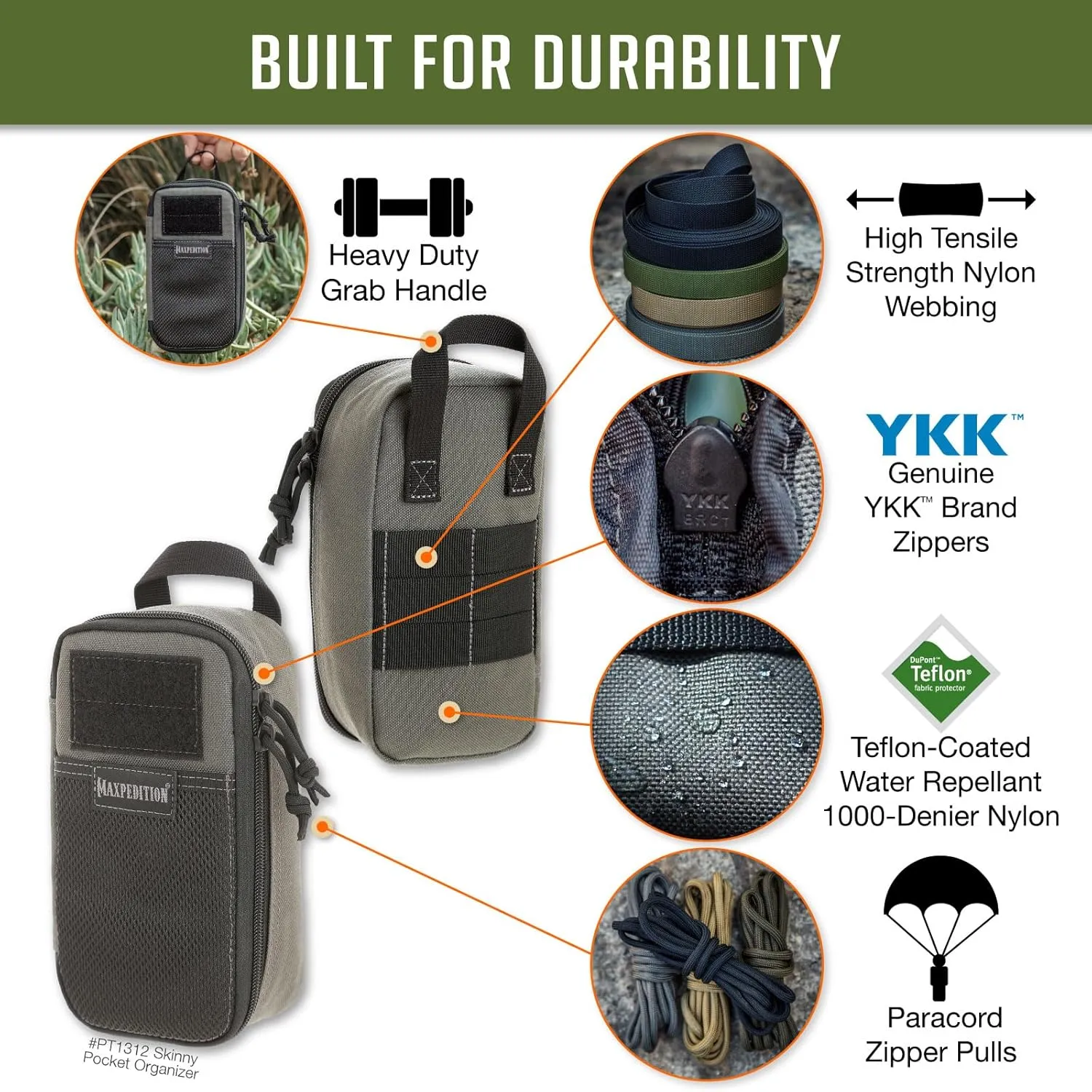 MAXPEDITION Skinny Pocket Organizer