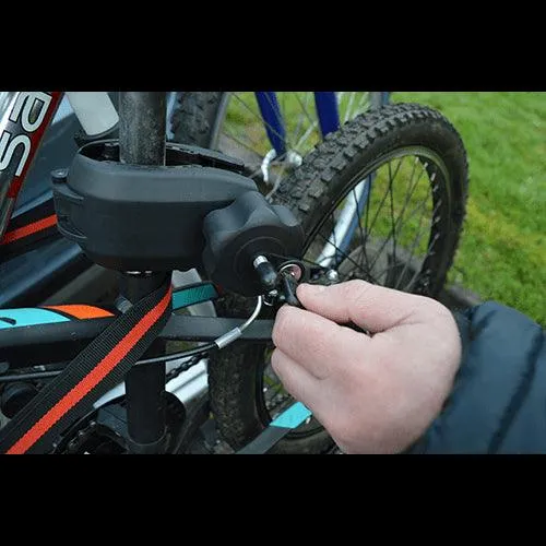 Maypole Towball Mounted Car Rear Tow Bar Cycle Holder 3 Bike Carriers 45kg Load