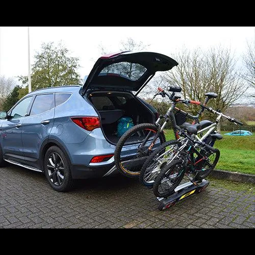 Maypole Towball Mounted Car Rear Tow Bar Cycle Holder 3 Bike Carriers 45kg Load