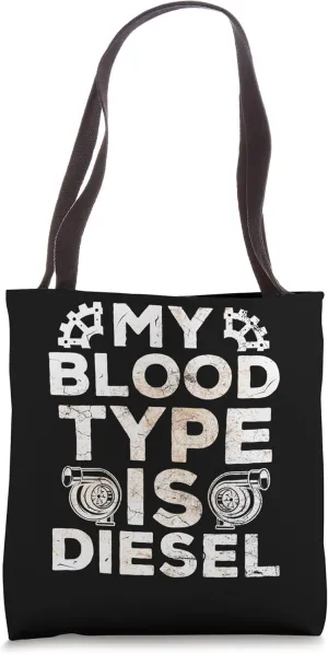 Mechanic Funny Horsepower Torque Rotation Auto Garage Track Tote Bag
