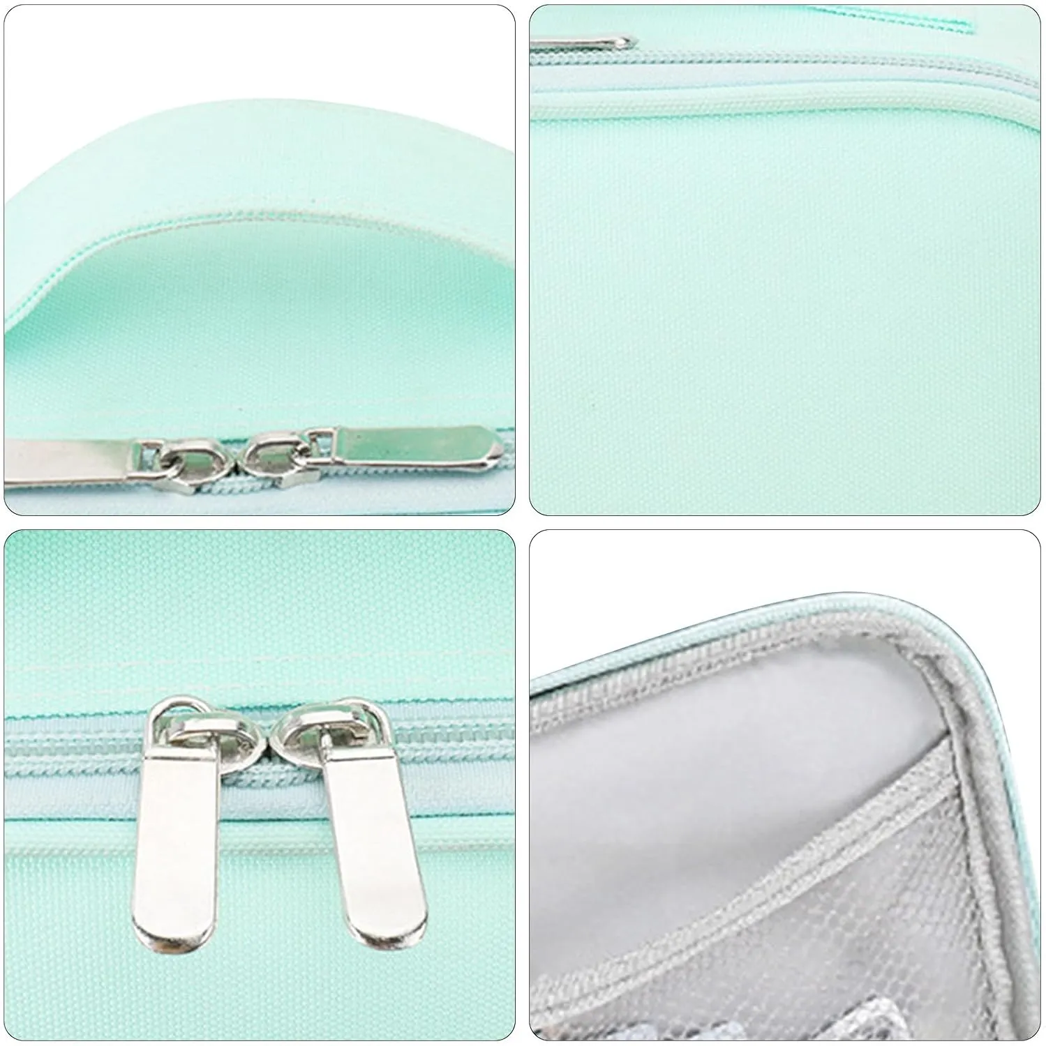 Medicine Bag for Traveling - Splash-Resistant, Hard Plastic Reinforced Edges, Oxford Fabric - Medical Supply Organizer Ideal for Everyday Home Use and Travel (Green)