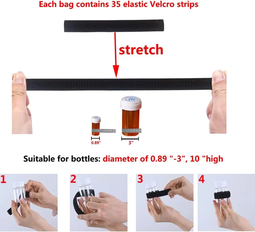 Medicine Bag Pill Bottle Organizer Travel Case for Men Women Medication Storage Organization Prescription Med Manager Water Bottle Vitamin Drug Carrying Case XL Large Locked Lockable Pretty Potable