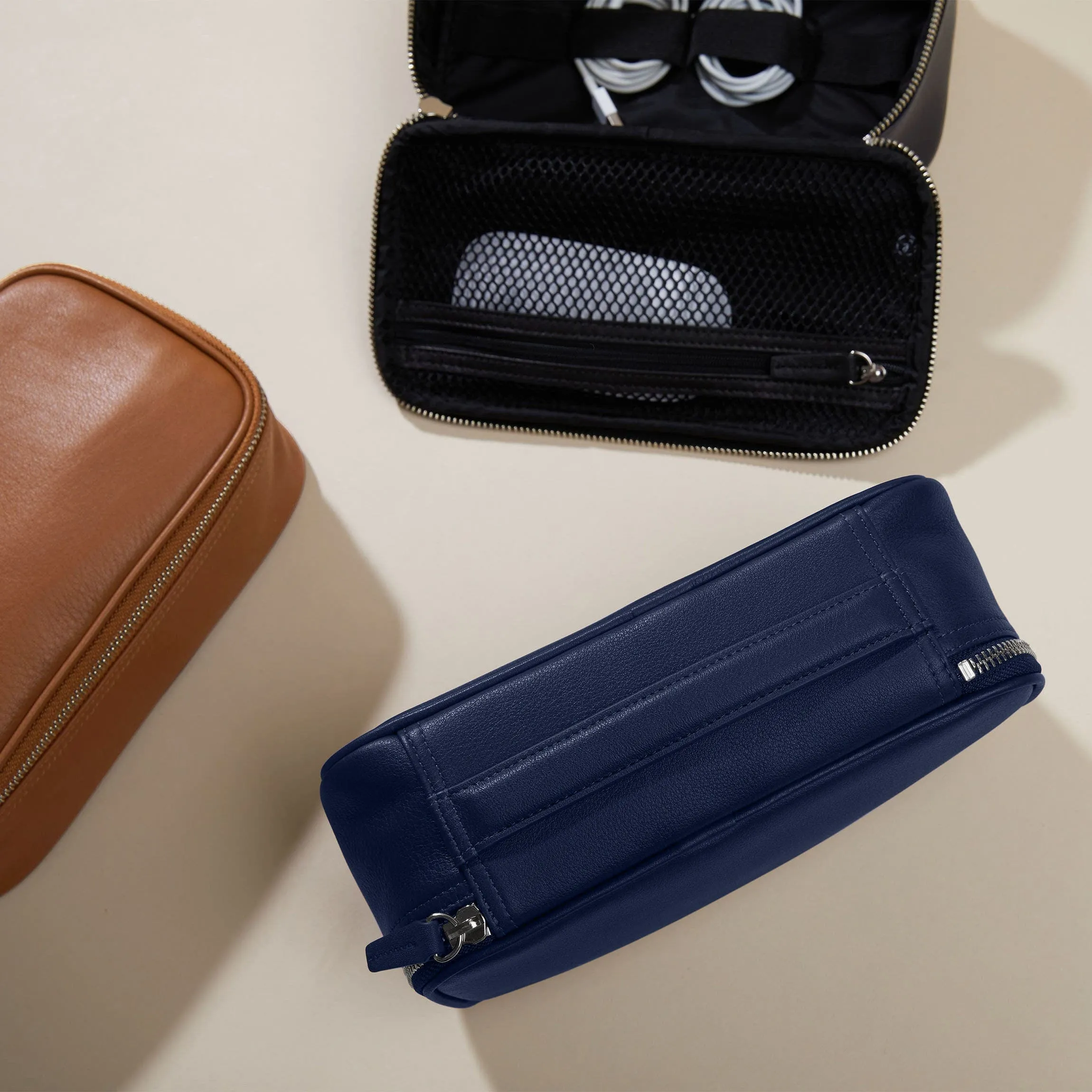 Medium Tech Bag Organizer Navy Blue
