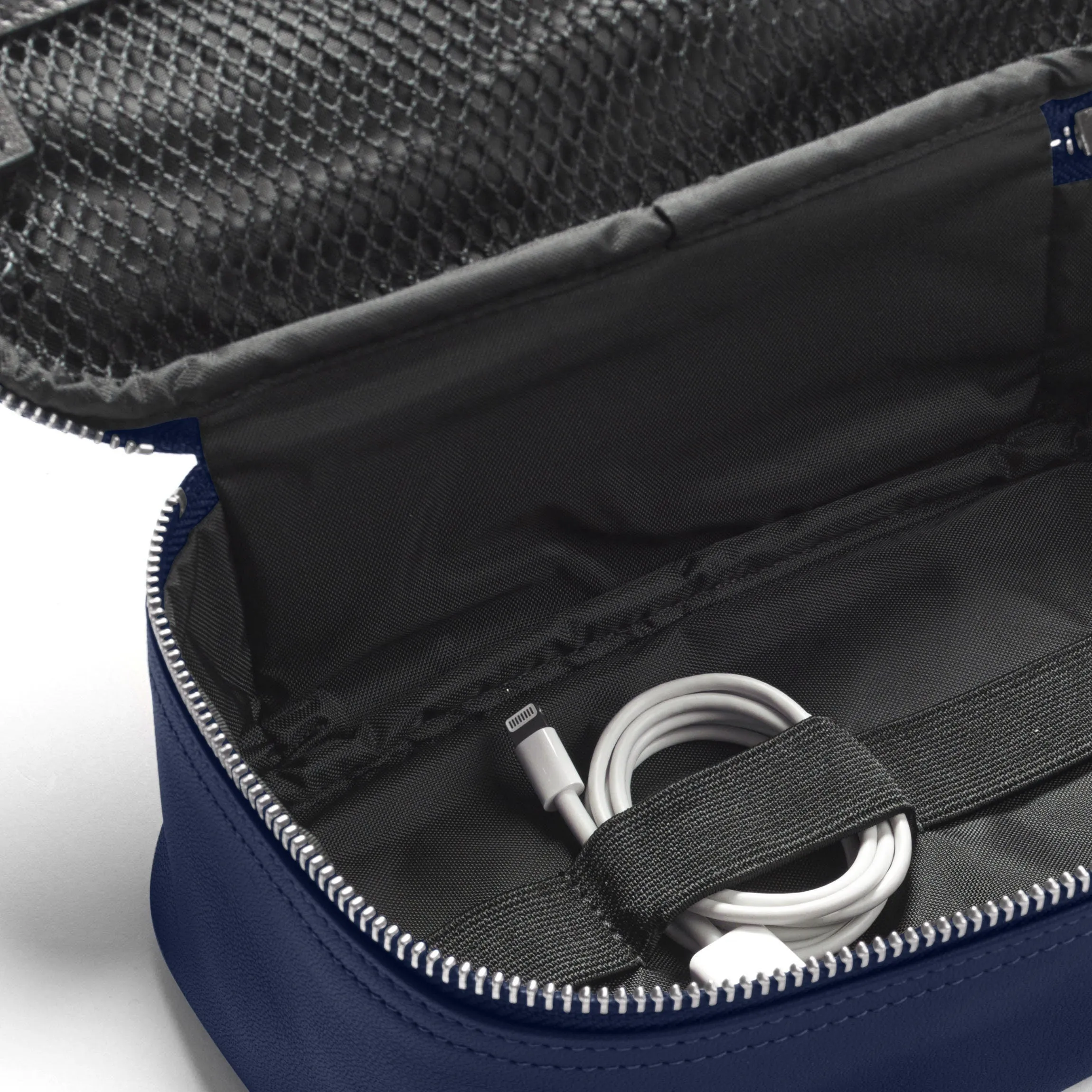 Medium Tech Bag Organizer Navy Blue
