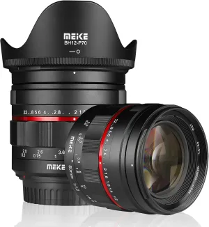 Meike MK-50mm F1.2 Large Aperture Full Frame Manual Focus Fixed Lens Compatible with Canon EOS EF Mount DSLR Cameras