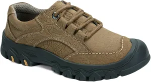 Men's Hiking Shoes Comfortable Leather Work Shoes Anti Slip Outdoor Walking Shoes Spring Autumn