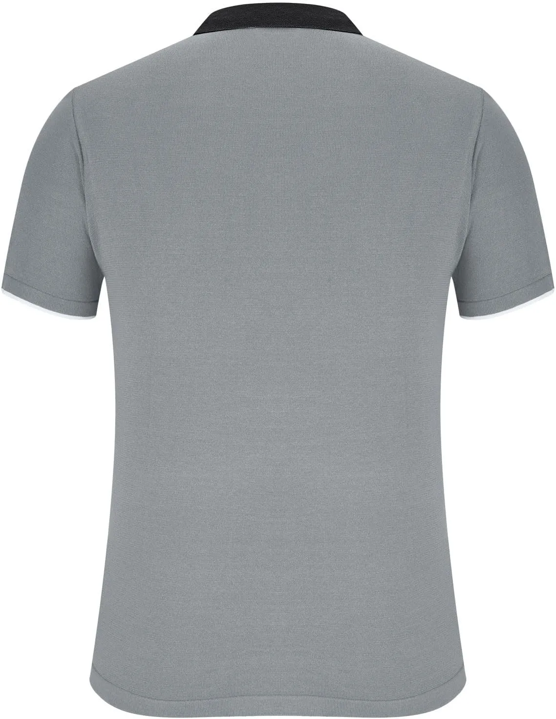 Men's Knitted Polo Shirt Summer Button-Down Shirts Short Sleeve Loose Casual Tops Vacation Outdoor Shirt