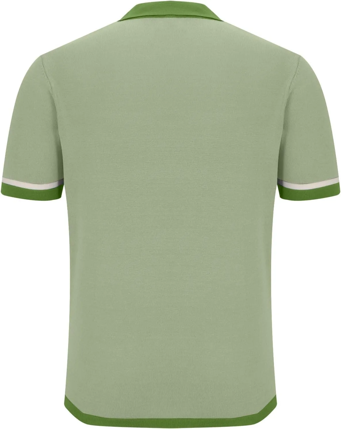Men's Knitted Polo Shirt Summer Button-Down Shirts Short Sleeve Loose Casual Tops Vacation Outdoor Shirt