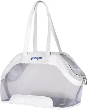 Mesh Pet Carriers Portable Breathable Foldable Bag Bags Outgoing Travel Pet Handbag with Locking Pet Bag for Small Dogs Pet Organizers Pet Bag Carriers