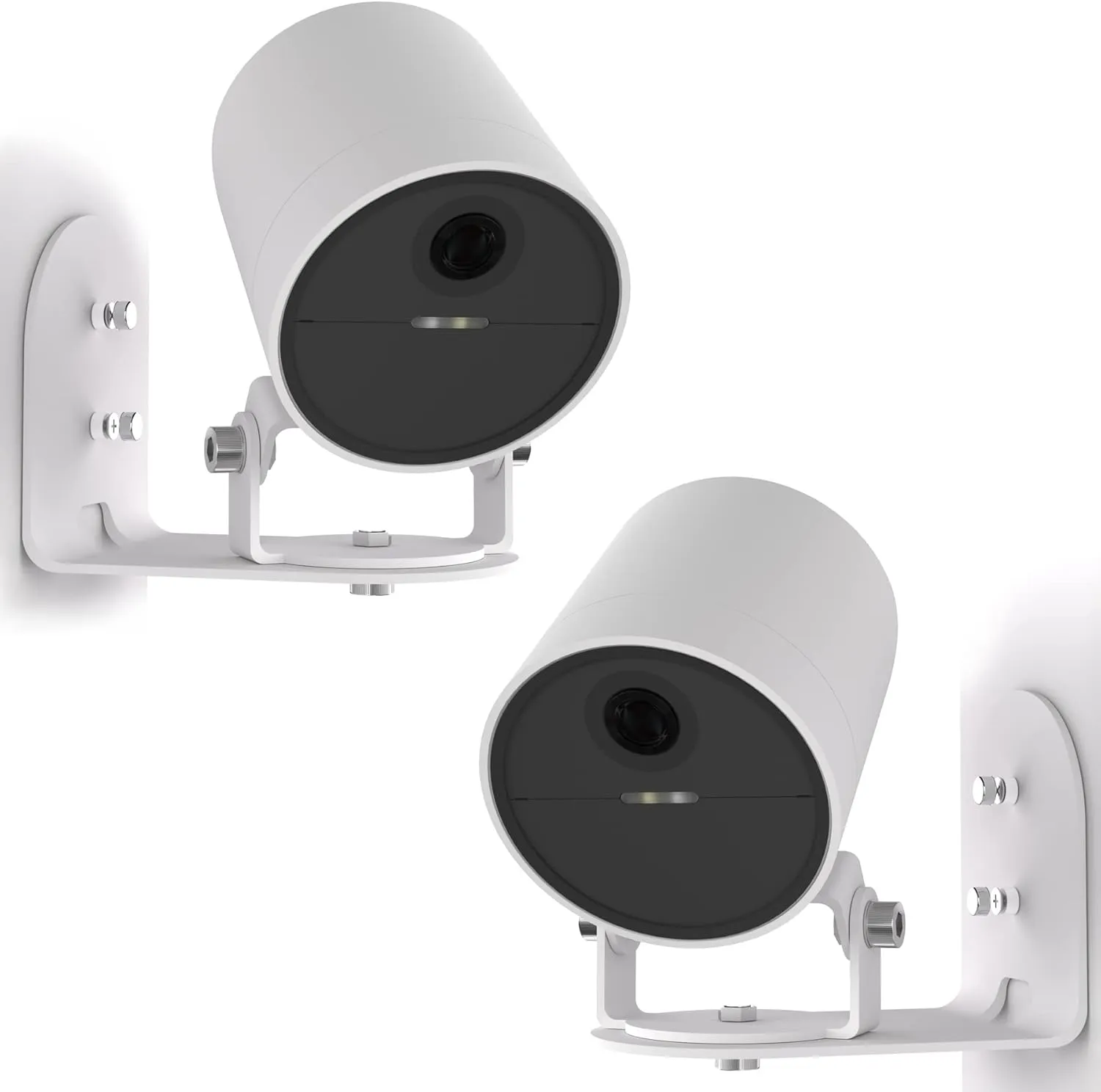 Metal Wall Mount for SimpliSafe Outdoor Camera, Anti-Drop, 360 Degree Adjustment Swivel Mount Bracket (Camera Not Included) (2 Pack)