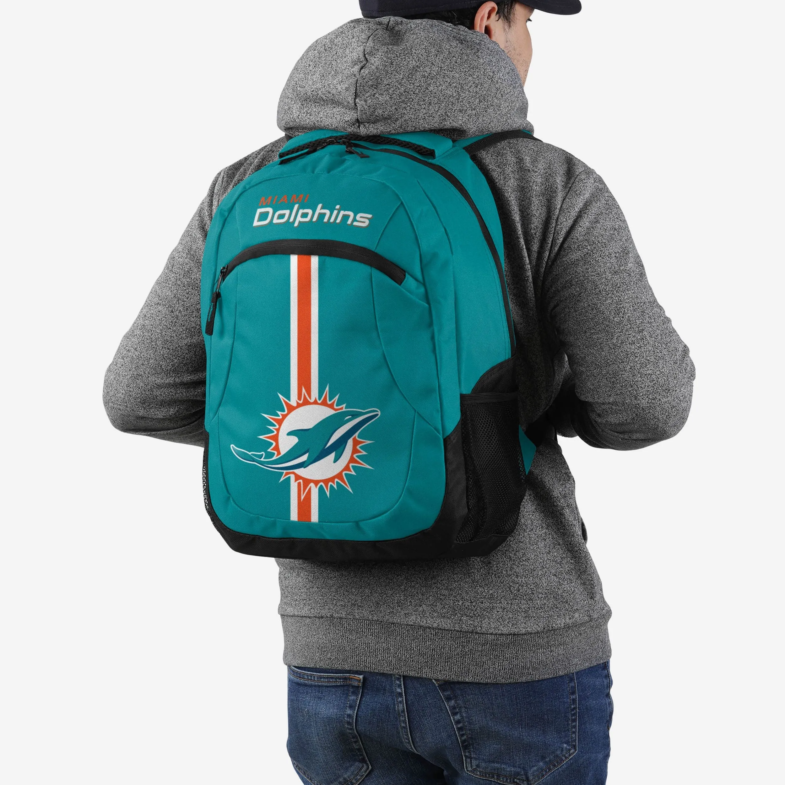 Miami Dolphins Teal Alternate Color Action Backpack