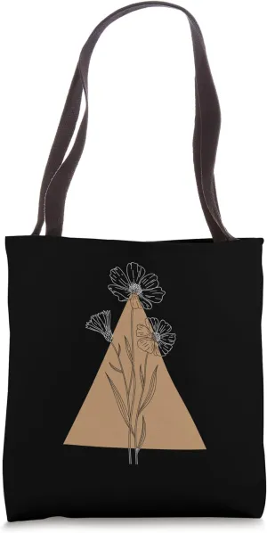 Minimalist Flower Plants Botanist Garden Gardener Botany Tote Bag