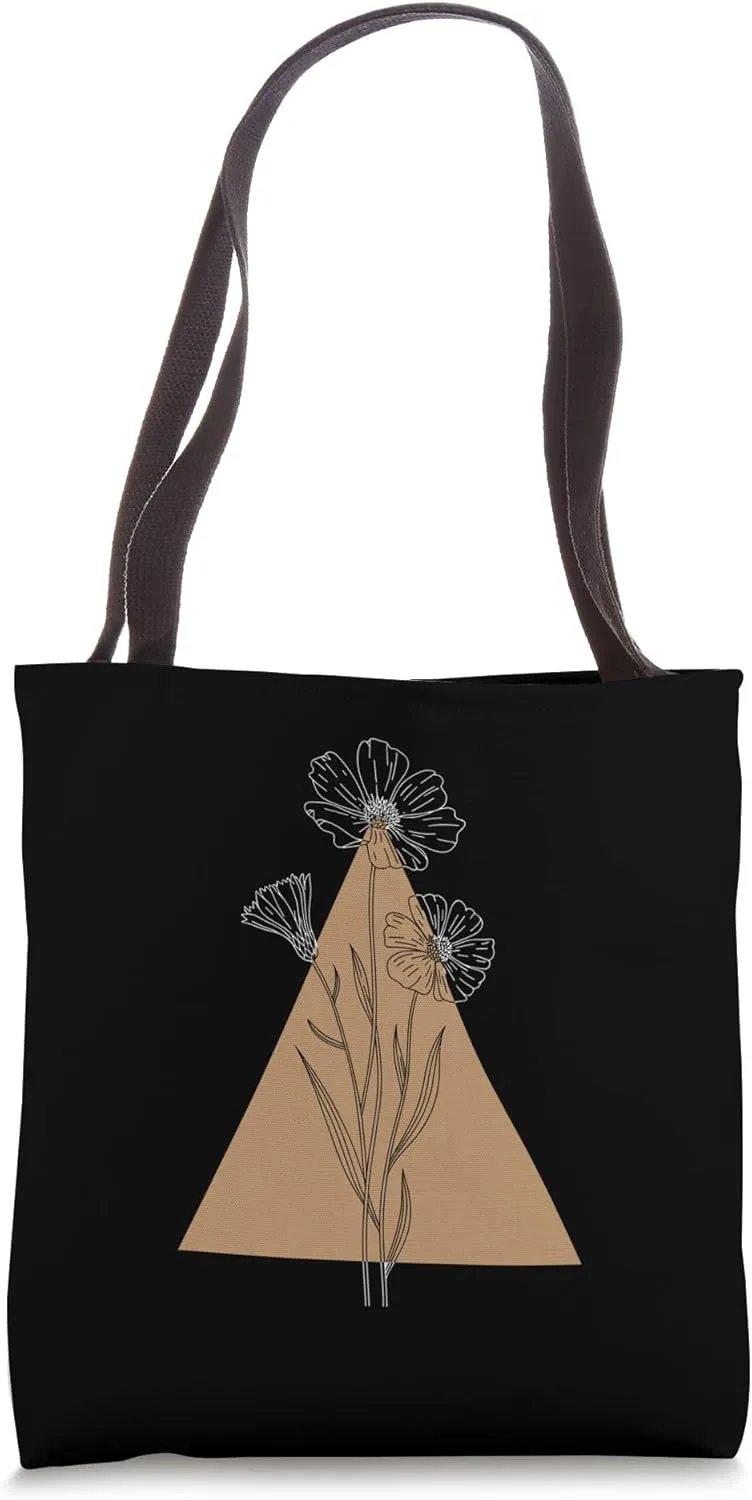 Minimalist Flower Plants Botanist Garden Gardener Botany Tote Bag