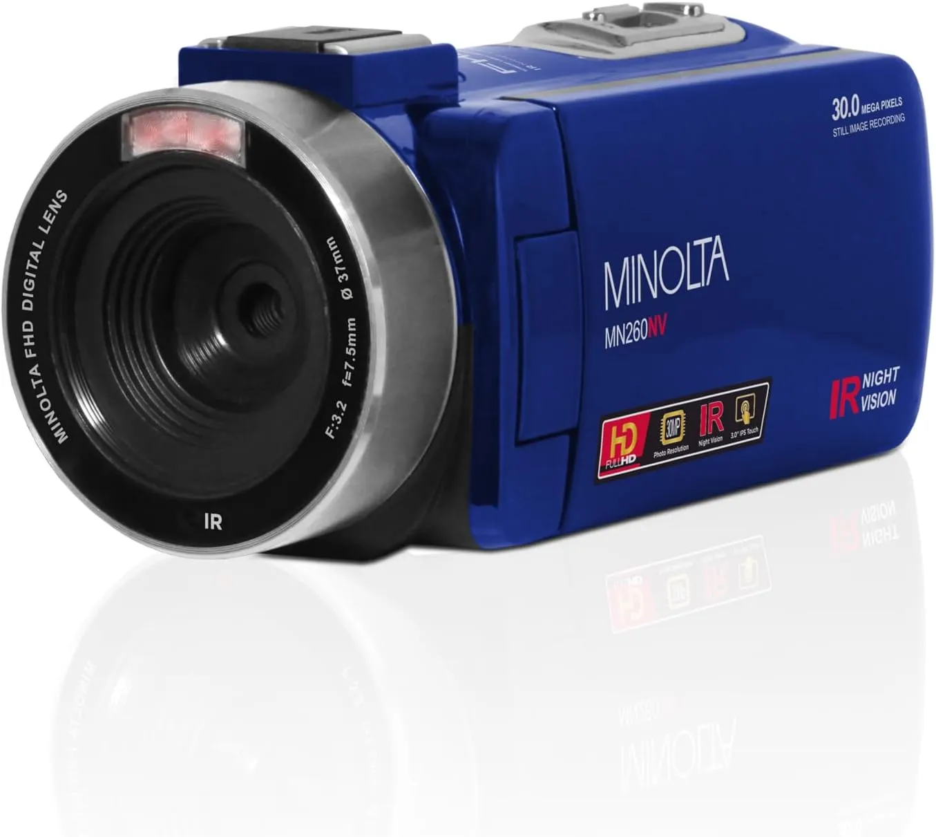 Minolta MN260NV 1080P FHD / 30 MP Night Vision Camcorder