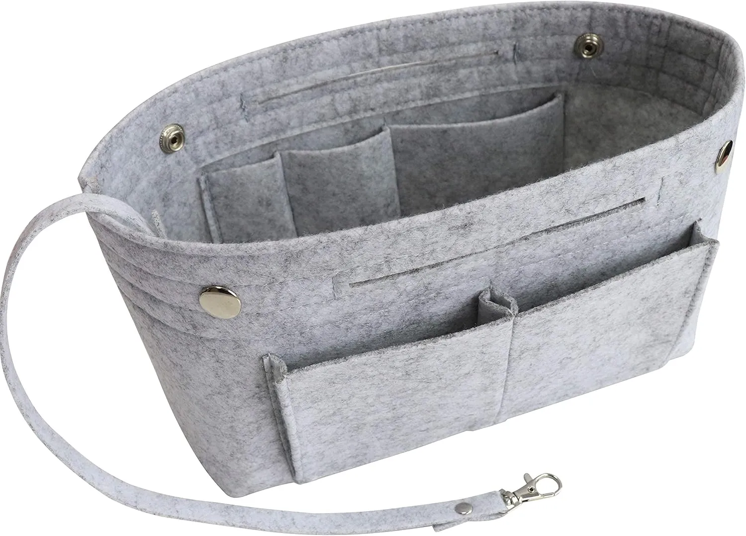 MISIXILE Felt Purse Organizer Insert Handbag Organizer,Tote Bag in Bag Organizer Fits Speedy Neverfull with Handles Keychain