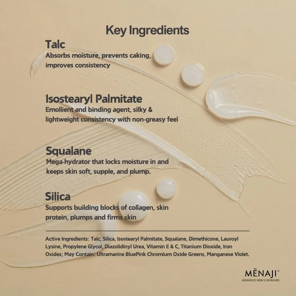Mënaji HDPV Anti-Shine Sunless Tan and Deluxe Kabuki Brush