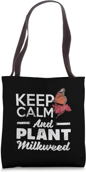 Monarch Butterfly Plant Milkweed Proud Entomologist Tote Bag