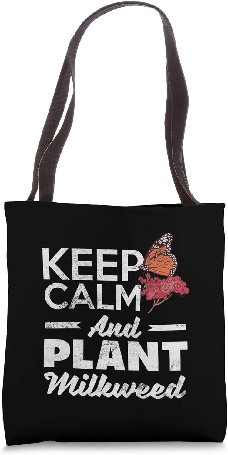 Monarch Butterfly Plant Milkweed Proud Entomologist Tote Bag