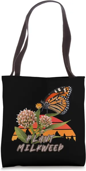 Monarch Butterfly Plant Milkweed Tote Bag