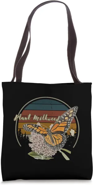 Monarch Butterfly Plant Milkweed Tote Bag