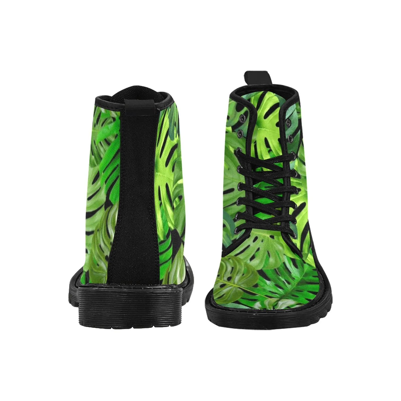 Monstera - Canvas Boots