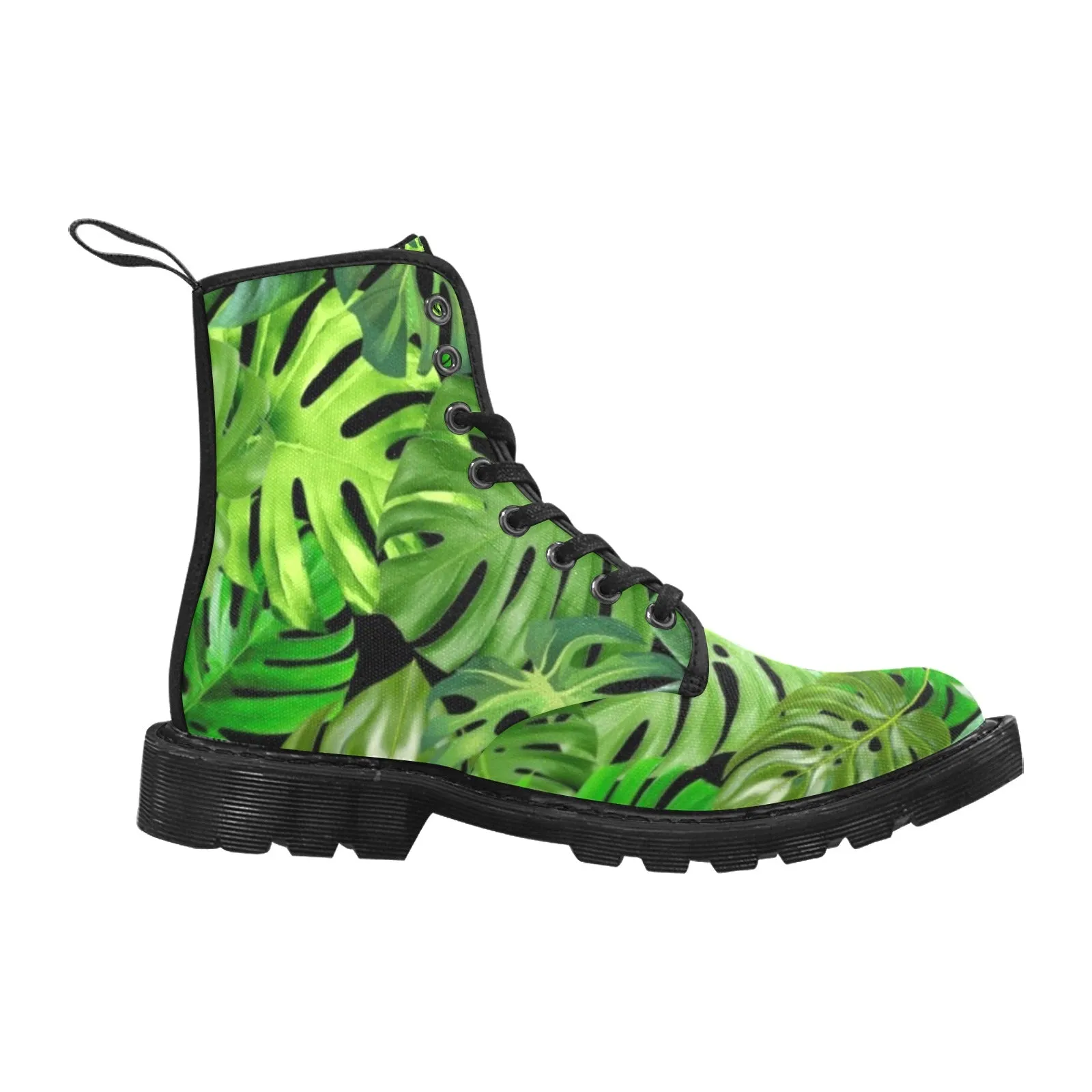Monstera - Canvas Boots