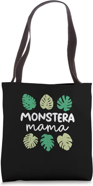 Monstera Mama Plant Lover Family Gardening Plants Gardener Tote Bag