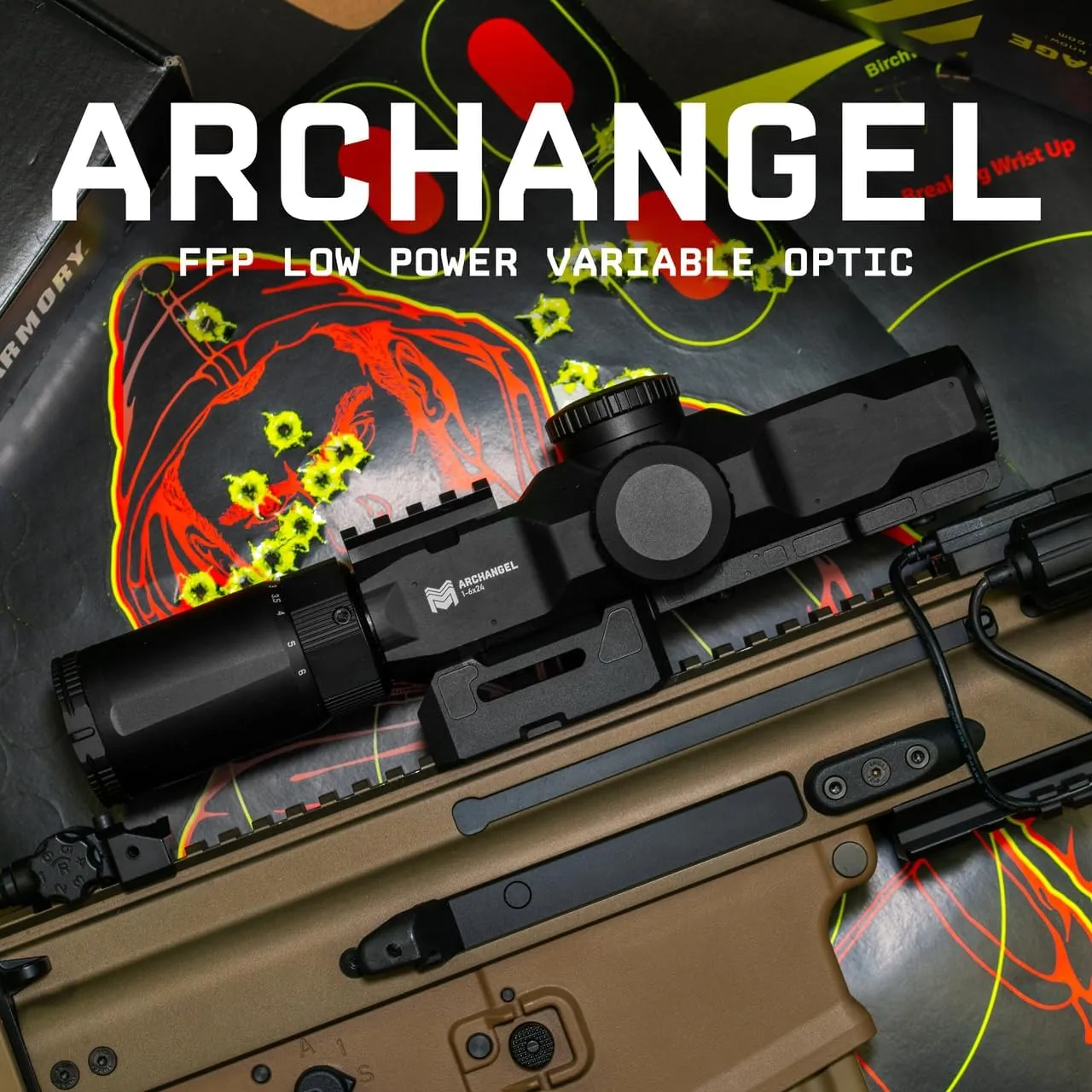 Monstrum Archangel ED 1-6x First Focal Plane FFP LPVO Scope