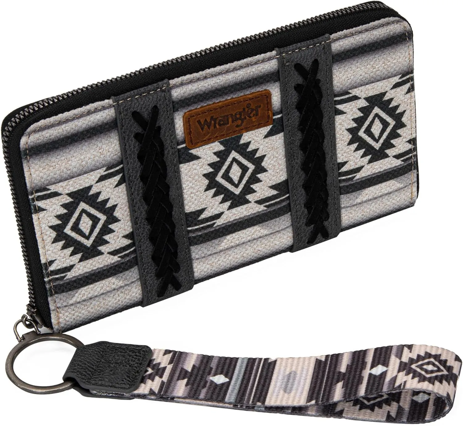 Montana West × Wrangler Wristlet Western Wallet Boho Aztec Credit Card Holder for Women