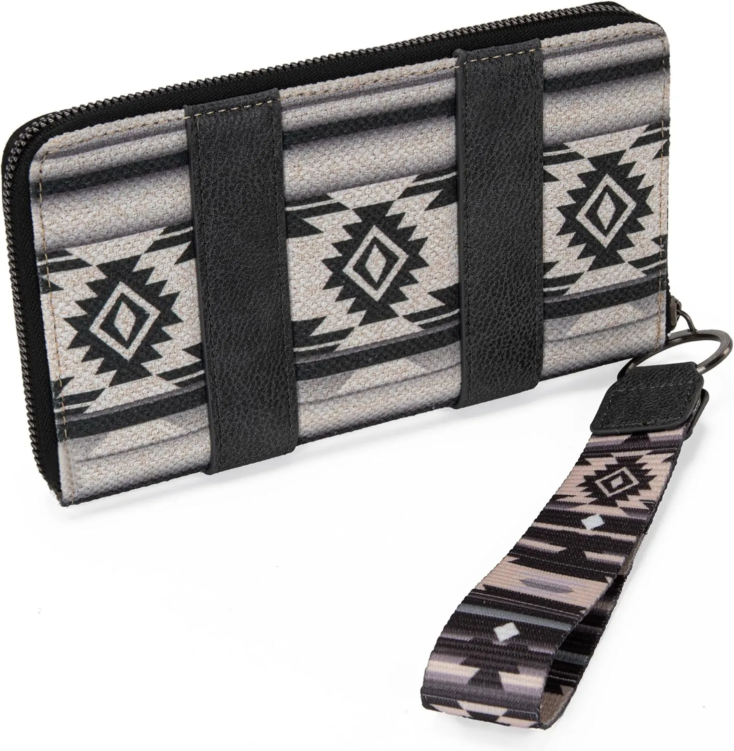 Montana West × Wrangler Wristlet Western Wallet Boho Aztec Credit Card Holder for Women