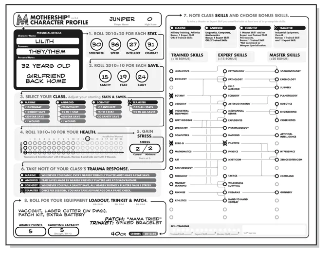 Mothership: Player's Survival Guide [1E]   PDF