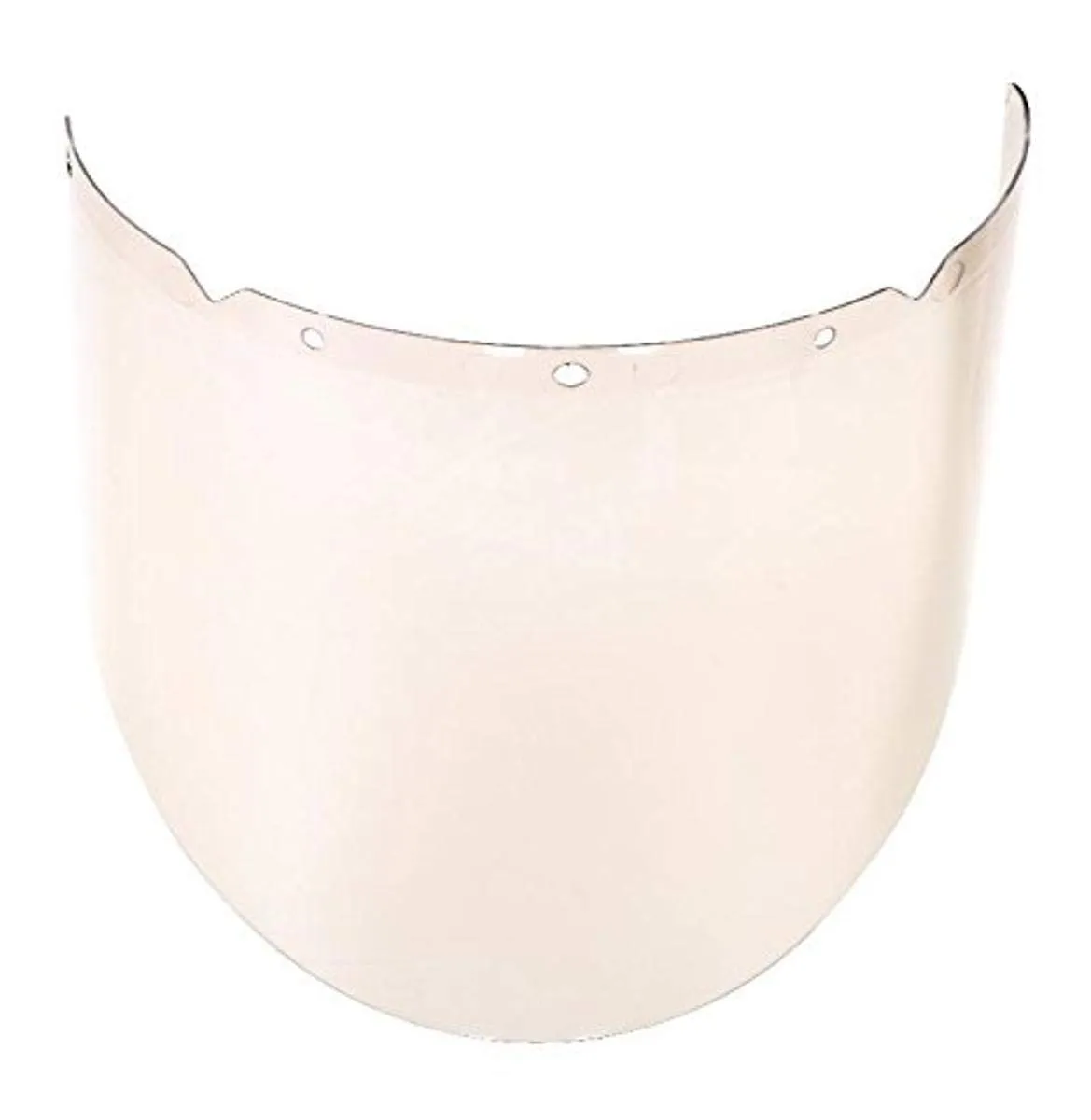 MSA 10115848 V-Gard Visor - Radiant Heat/Elevated Temperature Barrier, Polycarbonate (PC), Clear Tint with Reflective Coating, Molded, 9.5" x 17.75" x .07", Replaceable Eye Protection for Hard Hat