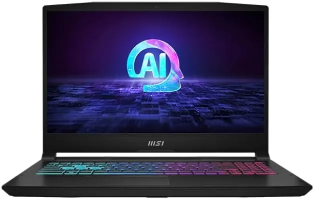 MSI Katana A15 AI B8VF Laptop 2024-15.6" FHD NVIDIA GeForce RTX 4060 - AMD Ryzen 7 8845HS 8 Cores - 16GB DDR5 1TB NVMe SSD - Four-Zone RGB Backlit Keyboard Wi-Fi 6E - Win11 32GB USB - Black